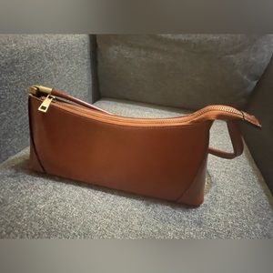 Brown baguette bag